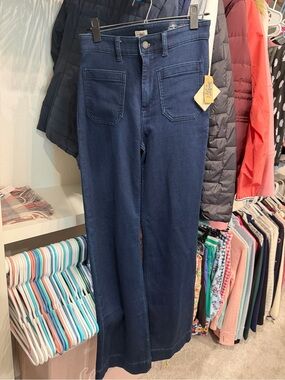NWT Faherty Stretch Terry Patch Pocket Pant - Size 27